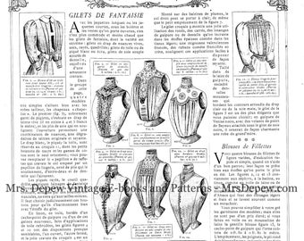 Antique French Magazine La Mode Pratique No. 22 3 Juin 1905