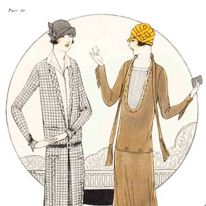 Vintage Sewing Autumn 1925 Fashion Service Magazine Dressmaking Ebook Featuring Hats & Dresses INSTANT DOWNLOAD image 4