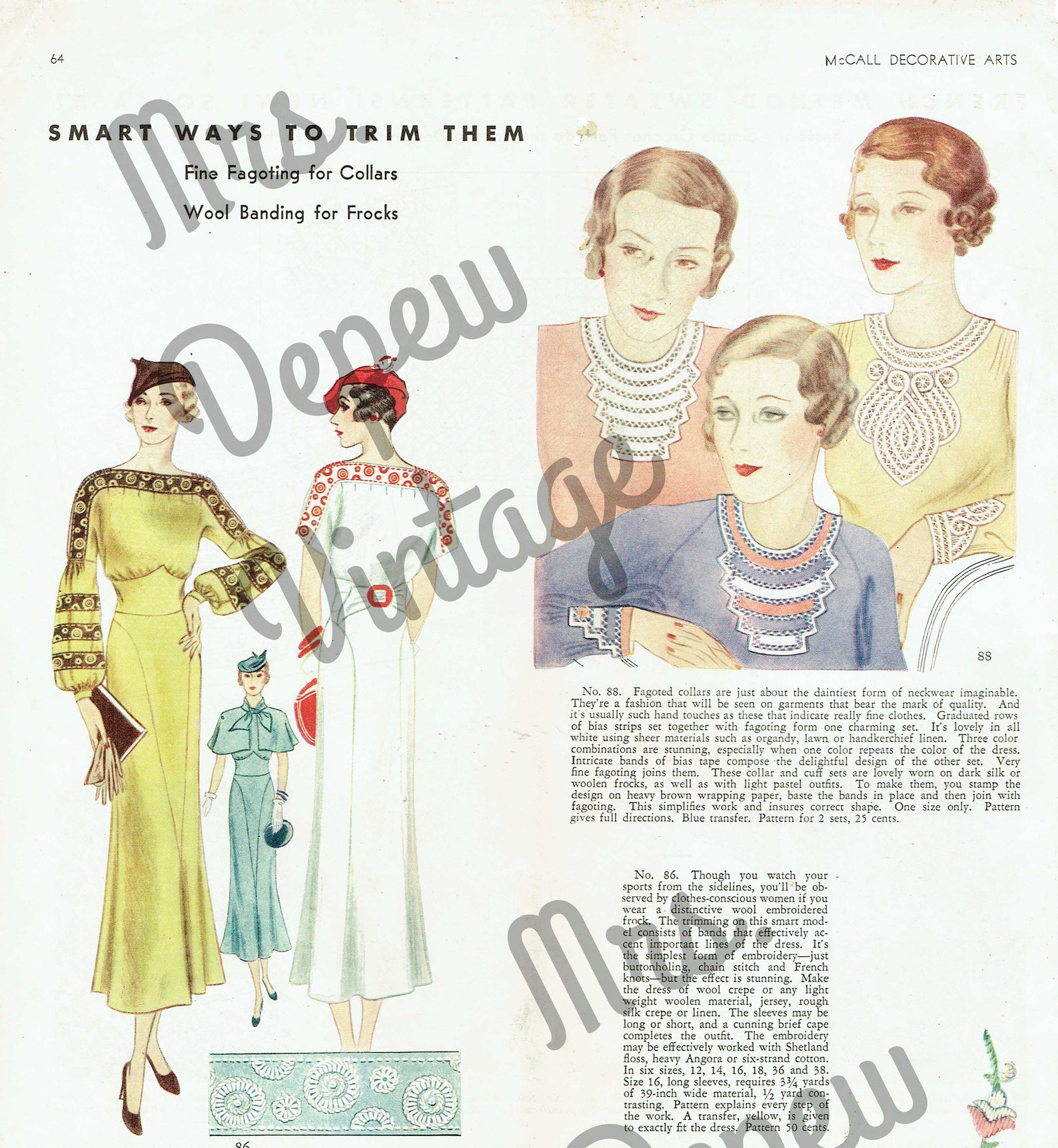 Vintage Sewing Pattern Catalog Mccall Fashion Book Mid-summer - Etsy