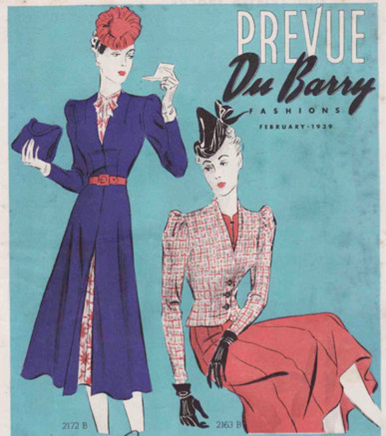 Vintage Sewing Pattern Catalog Booklet Dubarry Prevue PDF Copy Etsy