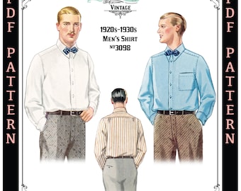 1910 年代のエドワード朝時代のドレス シャツ、パリッとしたコットンの
