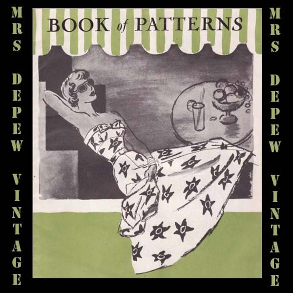 Vintage Pattern Catalog Booklet Summer 1949 Mail Order Patterns  PDF -INSTANT DOWNLOAD-