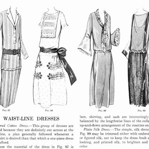 Vintage Sewing Book 1920's Dress Decoration and Ornament Ebook How to ...