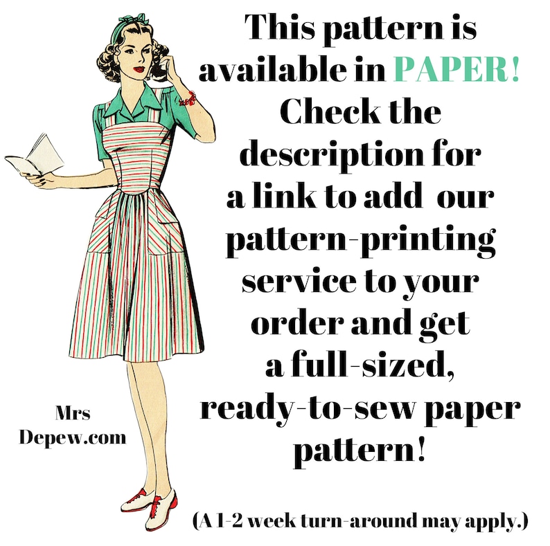 Cartamodello vintage da donna anni '20 - '30 stile slip Depew #3069 multidimensione - DOWNLOAD IMMEDIATO PDF immagine 5