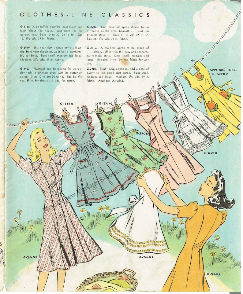 Rare Vintage Original 1940s Mail Order Catalog Booklet with Sewing Patterns Spring 1941 image 4