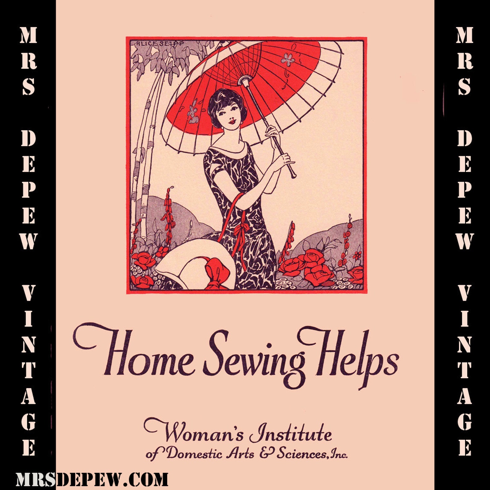 Vintage Sewing Book 1920's Home Sewing Helps Ebook How to Etsy