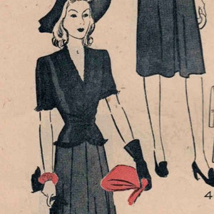 Vintage Pattern Catalog Booklet McCall Style News November 1942 PDF INSTANT DOWNLOAD image 3