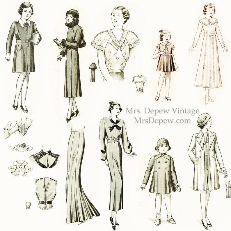 Haslam Dresscutting Book No. 12 1935 Vintage Sewing Pattern E-book with 33 Pattern Draftings INSTANT DOWNLOAD image 2