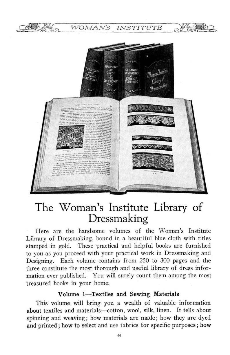 1920s Vintage Home Study Courses by the Woman's Institute and Mary ...