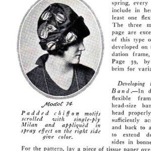 Vintage Sewing Book Spring 1925 Fashion Service Magazine Dressmaking Ebook Featuring Hats, Dresses and Lingerie INSTANT DOWNLOAD image 4