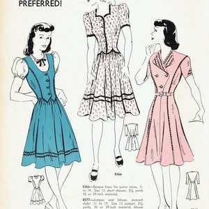 1940s War Era Vintage Pattern Catalog Booklet the Beauty Pattern Co ...