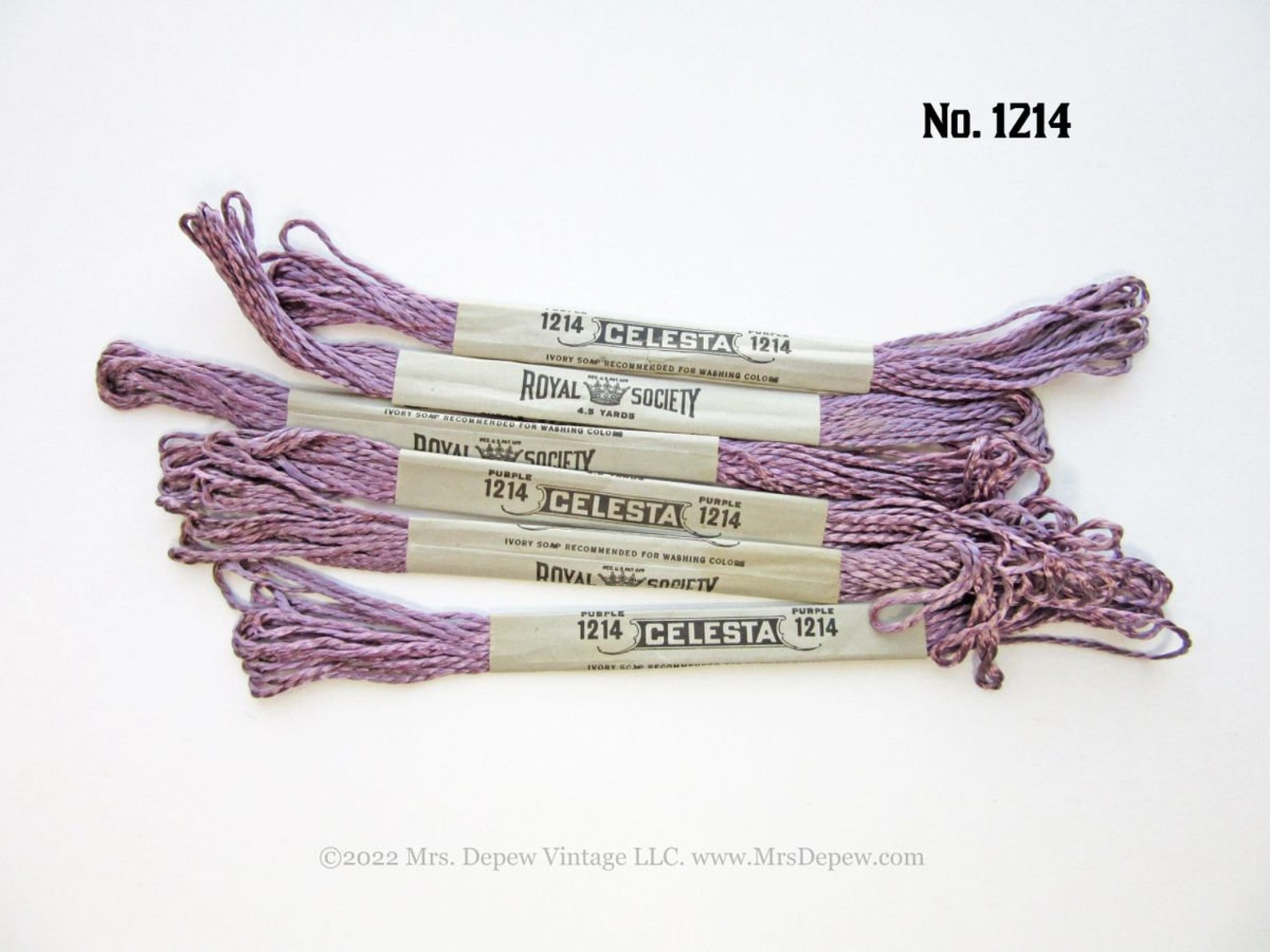 Rare New Old Stock Antique Royal Society Embroidery Floss Etsy