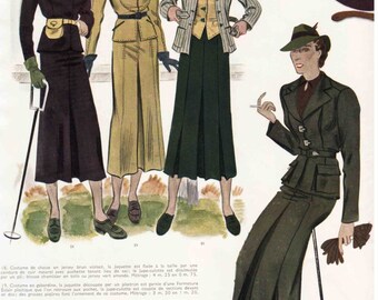 APPAREL ARTS アパレルアート1930年代 ファッション 広告 資料 1930s Esquire and Apparel Arts Illustrations - Paperblog