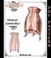 Vintage Sewing Pattern 1950s French Corselet Garter Belt Corset #2003 23.5 to 45.5 Inch Waist-INSTANT DOWNLOAD- 