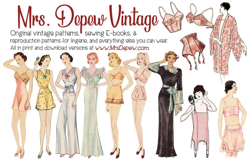 1913 Vintage Sewing Pattern 1910s Ladies Bust Supporter Brassiere Multisize Depew #2039 Paper Version image 6