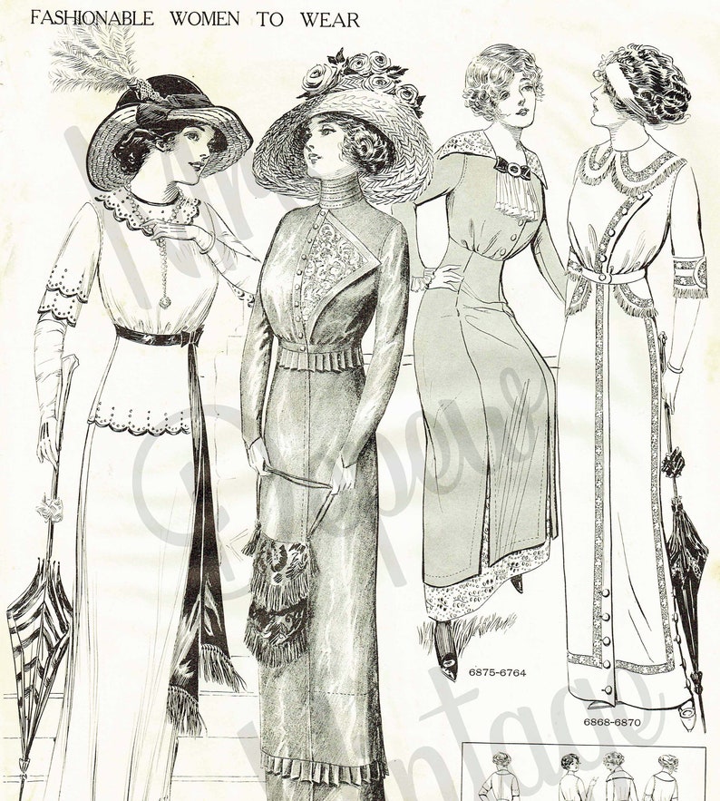 Vintage Sewing Pattern Ladies' Home Journal Counter Etsy