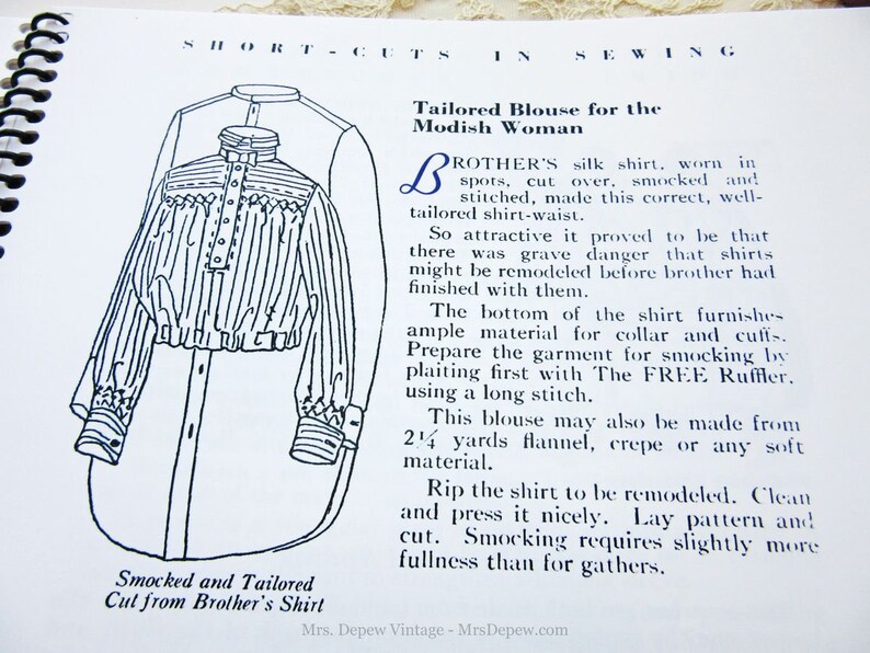 Vintage Sewing Pattern Collection 1919 Draped Garments Book Etsy