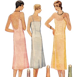 Cartamodello vintage da donna anni '20 - '30 stile slip Depew #3069 multidimensione - DOWNLOAD IMMEDIATO PDF immagine 4