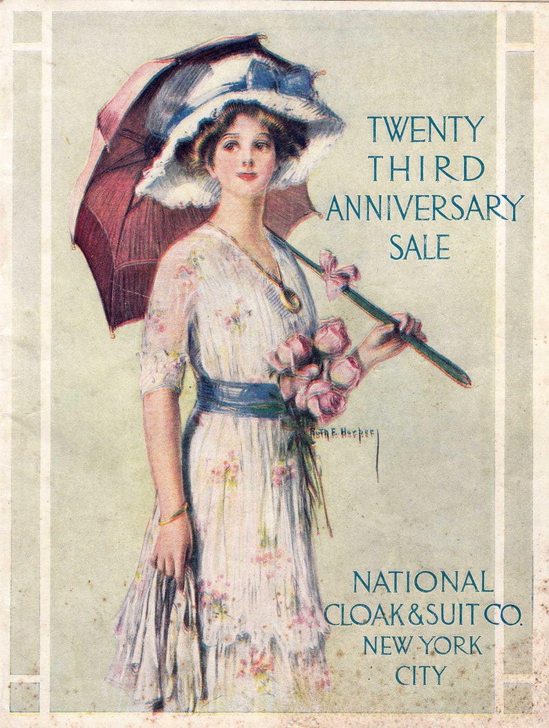 National Cloak and Suit Ladies' Fashion Catalog May 1911 Etsy