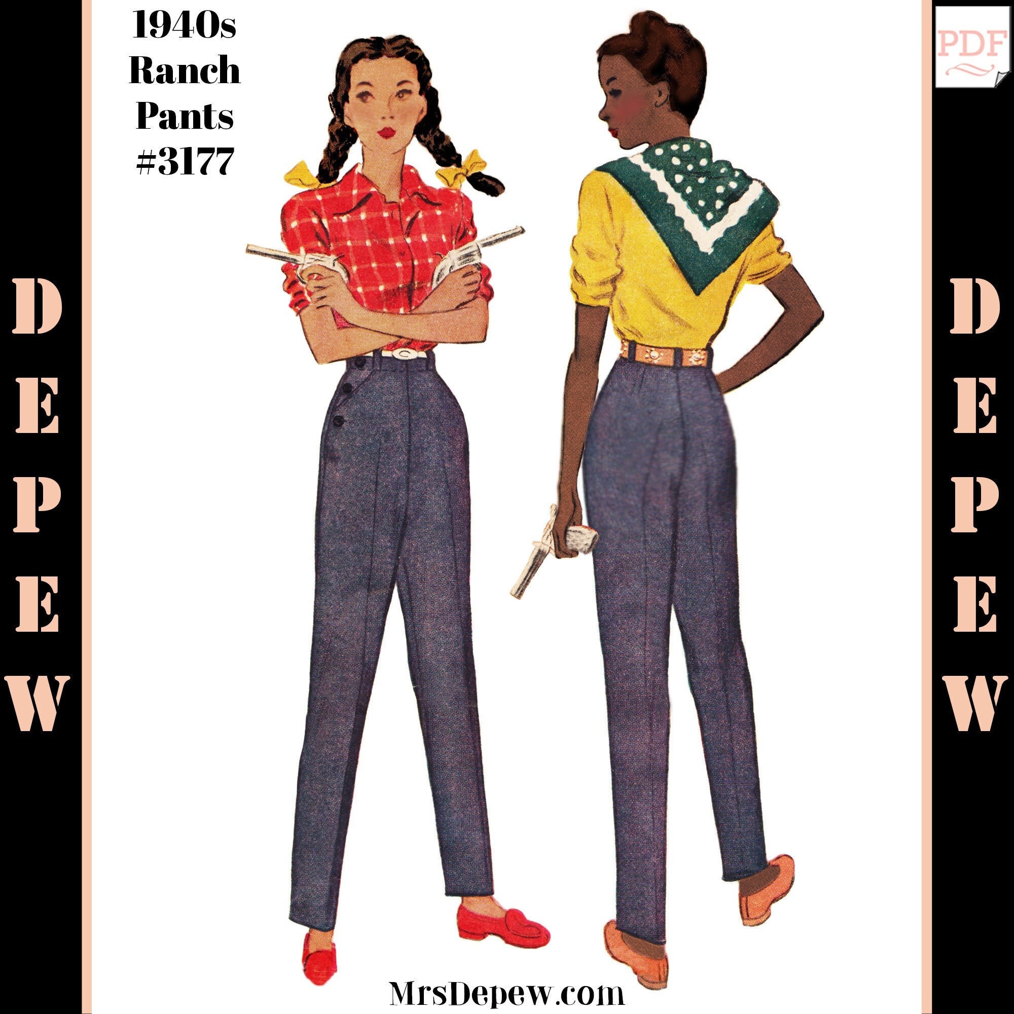 1950s Side Zip Pants - Etsy 1950s Side Zip Pants - Etsy