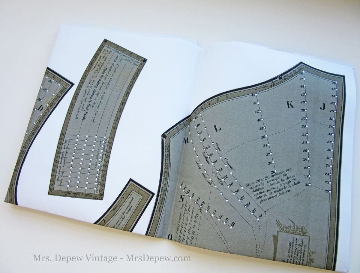 1901 the New Perfection Tailor System of Cutting Bodice