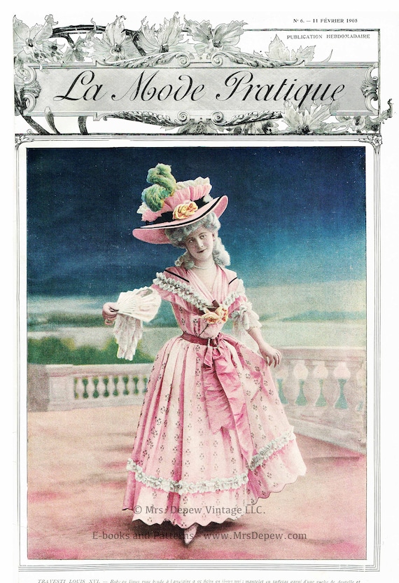 セール 一番安い Magazine French Antique La 1905 February 11 Pratique Mode その他