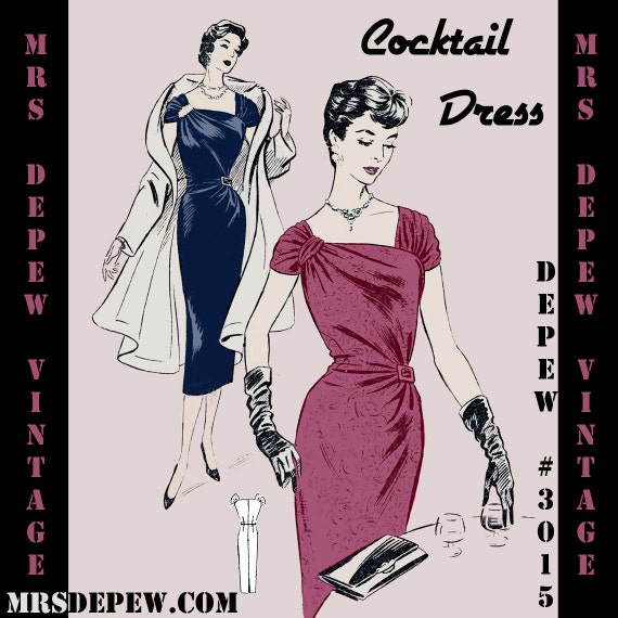 1950s cocktail dresses