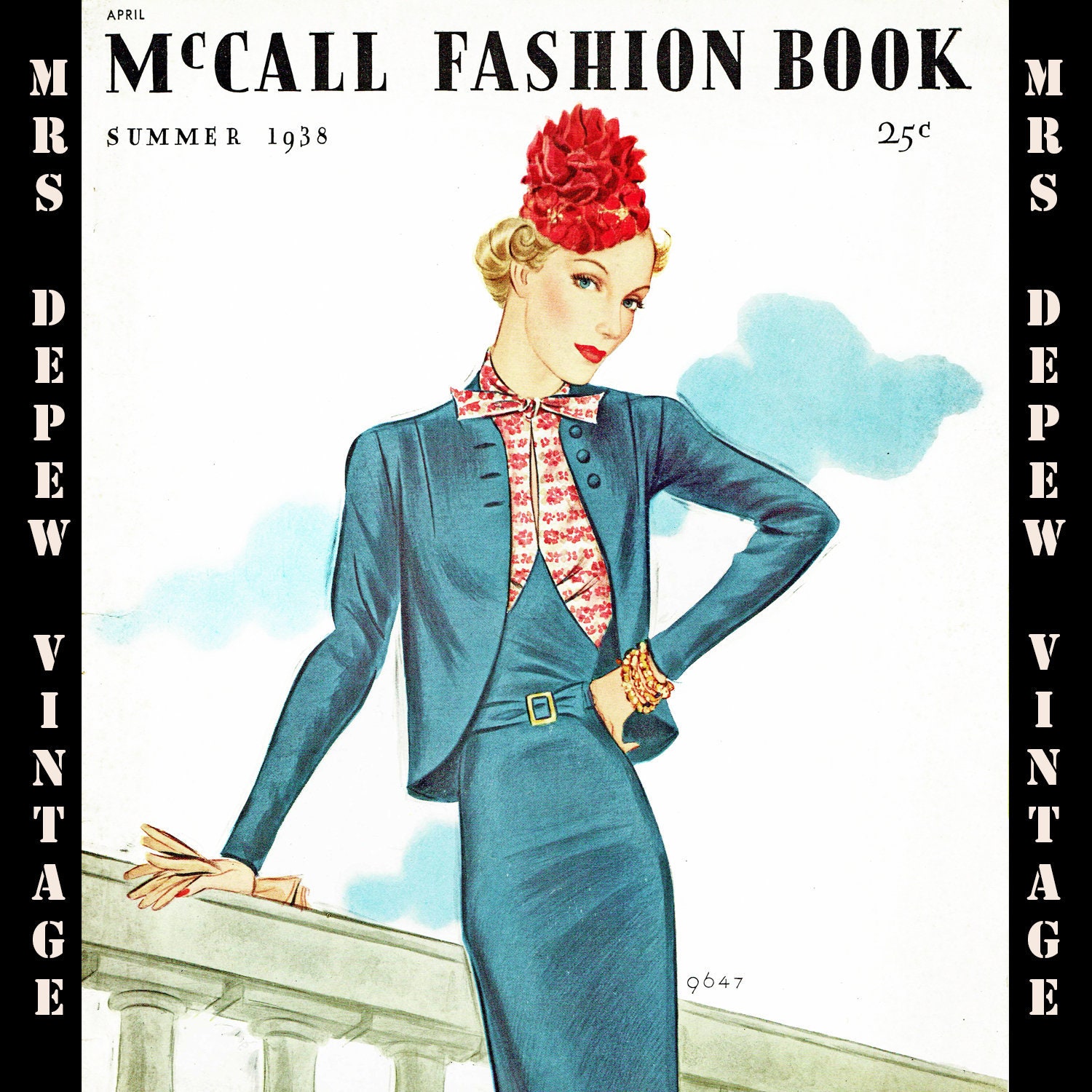 Digital Download 1930s McCall Fashion Book Fall 1939 Quarterly