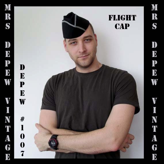 EURO VINTAGE Military Flight Cap