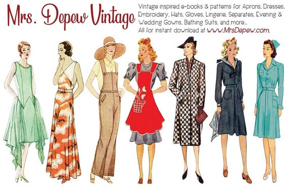 1930s Vintage Fashion Service Magazine Fall Winter 1930 - Etsy