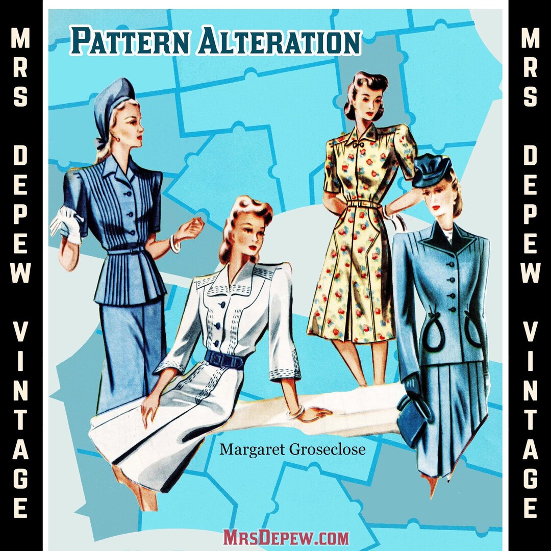 Livret Guide Pour Ajuster Patrons Couture Vintage - Neuf, Sans Marque