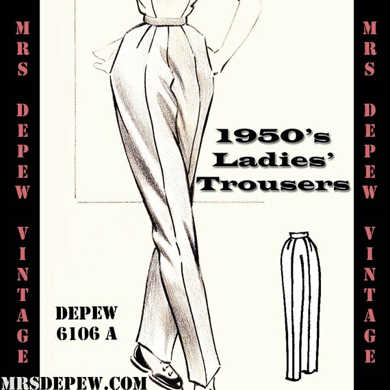 Vintage Sewing Pattern 1950's Ladies 