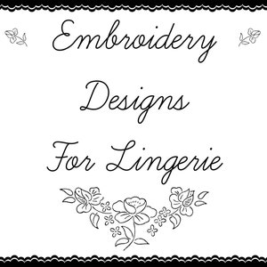 1940s Vintage Embroidery Transfers E-book Motifs for Embroidering Lingerie