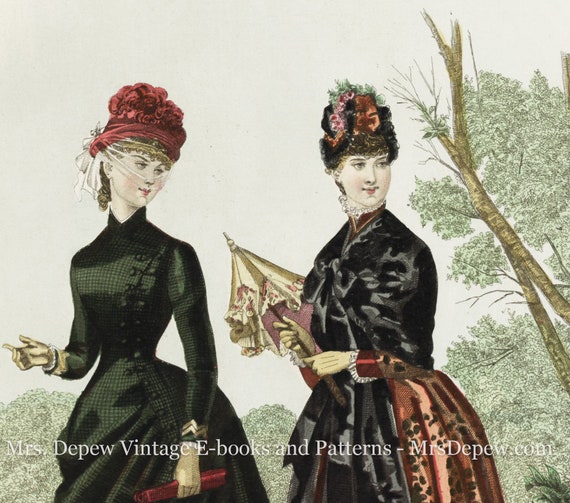 La Mode Illustrée Vintage French Fashion Magazine 19 Avril 1885 No