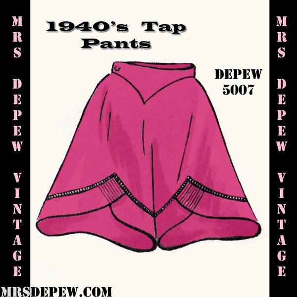 Tap Pants - Etsy