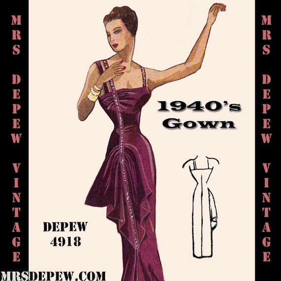 1940 evening gown