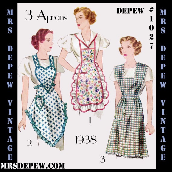 Sew a classic apron :: Vintage-style sewing pattern :: allaboutyou.com