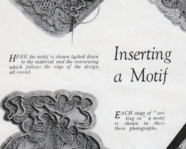 Vintage Sewing Booklet For Lingerie and Lace Ornamentation Pretty Pretties PDF E-book INSTANT DOWNLOAD image 3