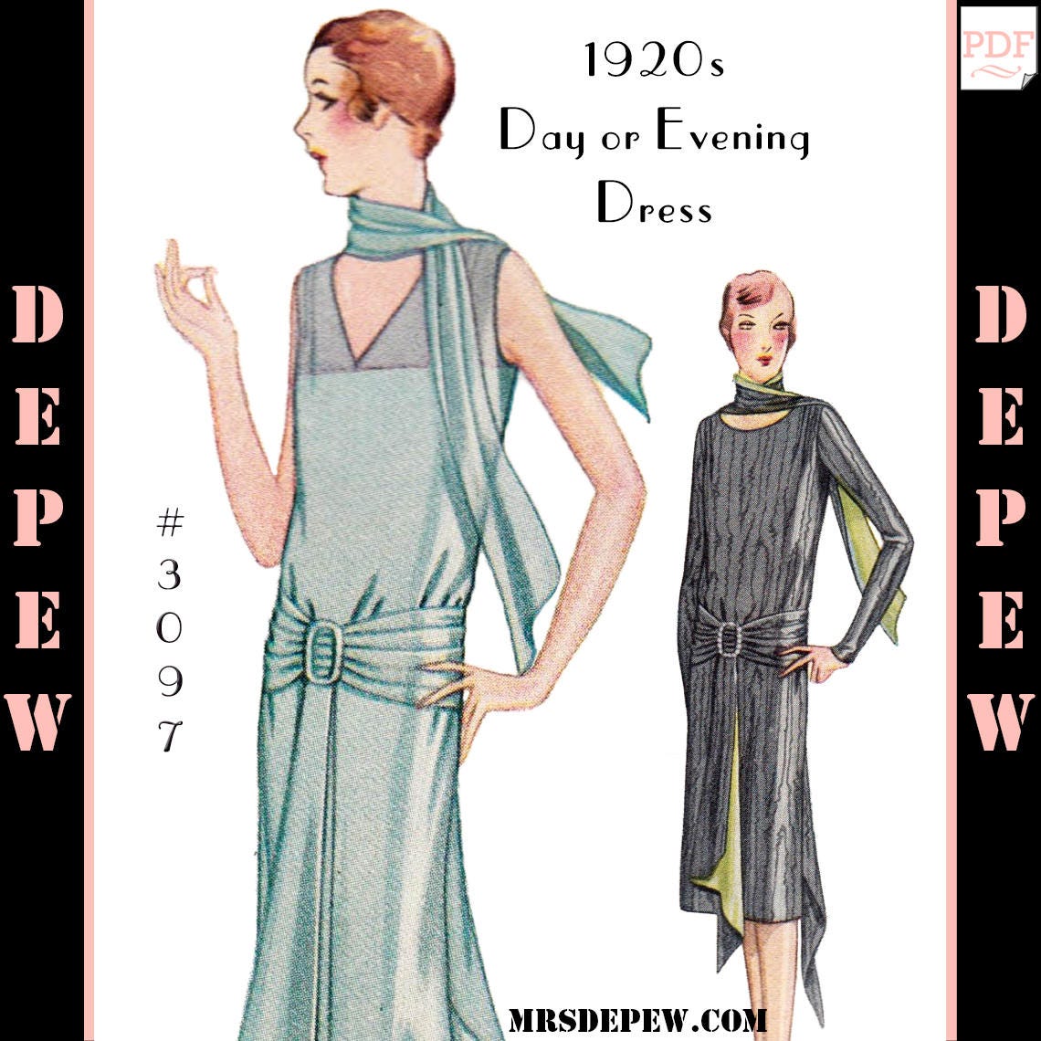 Full length 40s style dress | Bridal dress patterns, Evening dress patterns,  Cocktail dress patterns