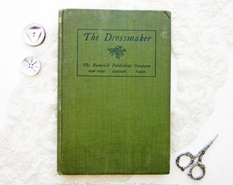 RARE livre de couture vintage édouardien complet, première édition de 1911 du couturier Butterick, première édition