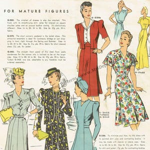 Rare Vintage Original 1940s Mail Order Catalog Booklet with Sewing Patterns Spring 1941 image 3