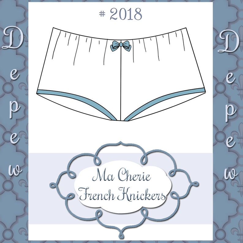 Lingerie Sewing Pattern Ladies' Ma Cherie French Knickers Etsy