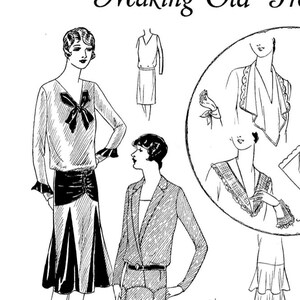 Vintage Sewing Magazine October 1929 Fashion Service Dressmaking Sewing and Fashion E-book INSTANT DOWNLOAD image 4