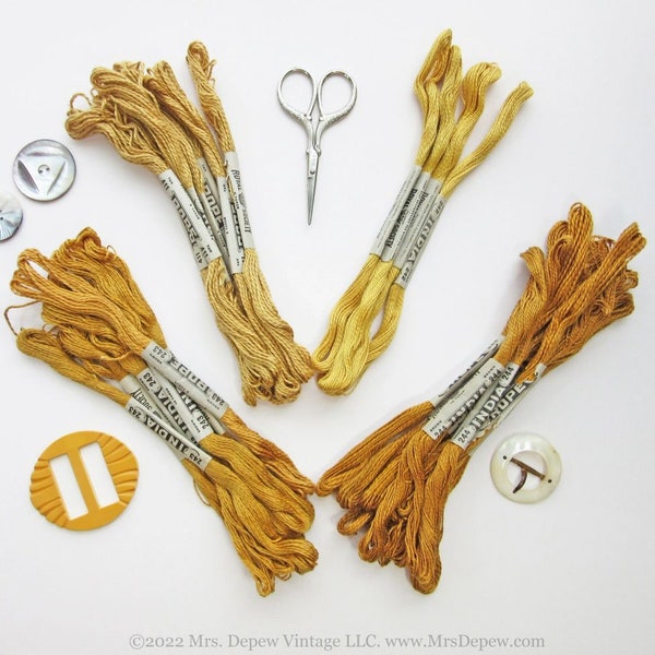 Original New Old Stock Antique Royal Society Embroidery Floss & Rope Several Colors Available