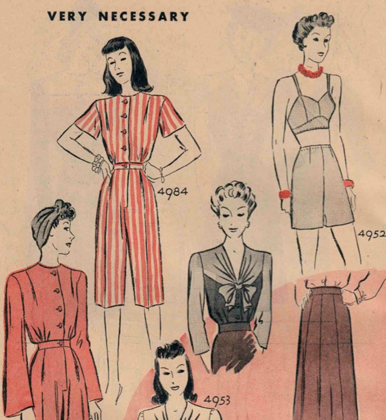 Vintage Pattern Catalog Booklet McCall Style News November 1942 PDF INSTANT DOWNLOAD image 2