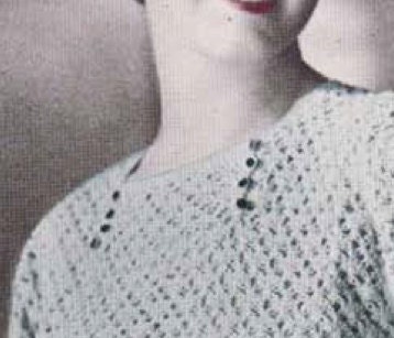 Rhumba Ritz Pattern Vintage Crochet Pattern 1930's Rhumba Sleeve Blouse PDF Digital Copy ...