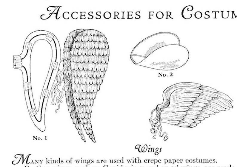 Vintage Craft Book How to Make Crepe Paper Costumes Ebook Etsy