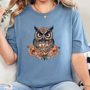 Cool Owl Shirt, Owl Tshirt,Owl Shirt,Bird Tshirt,Owl Lover Gift,Nature Lover Gift,Bird Lover Shirt,Owl Tee,Retro Owl Shirt,Wildlife Shirt