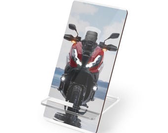 ADV 350 - Minimalistischer Telefonhalter: Glänzender Schreibtischhalter, verstellbarer Smartphone Halter