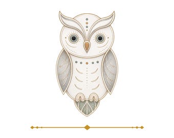 Quiet Knowing Charm | Owl & Lotus Pocket Token | River Stone, Snow Quartz and Gray Jade | Intention Charm | Clip for Bags, Collars, and Keys